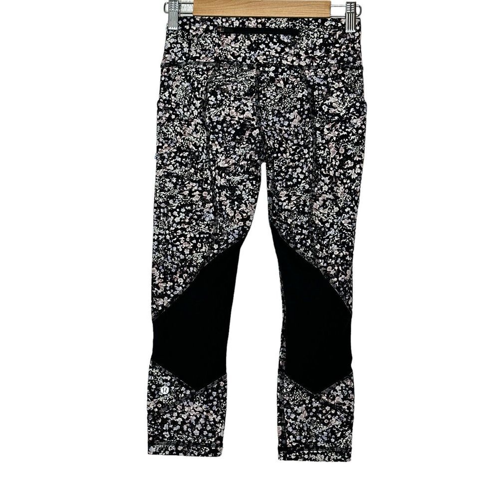Lululemon Leggings Women's Size 4 Multi-Colored Athletic Yoga Gym Outdoor